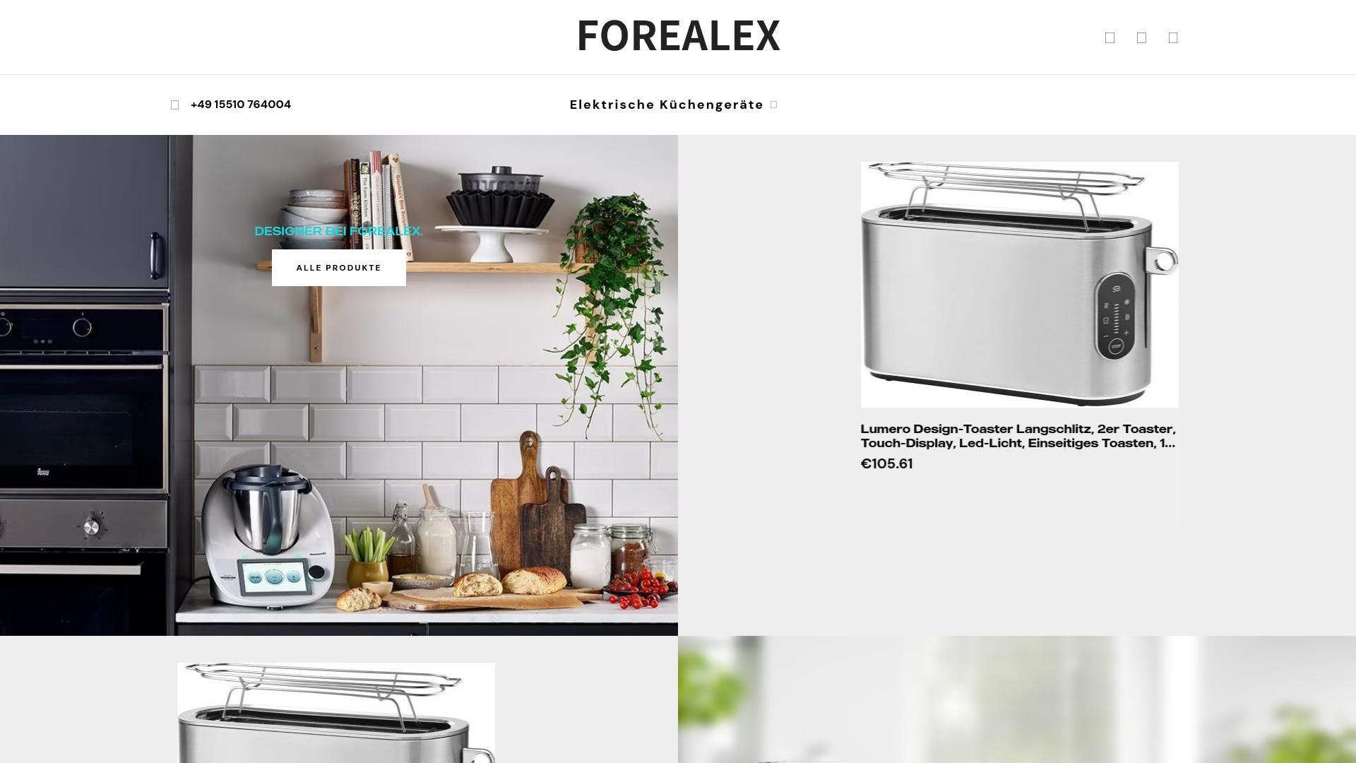Screenshot forealex.com