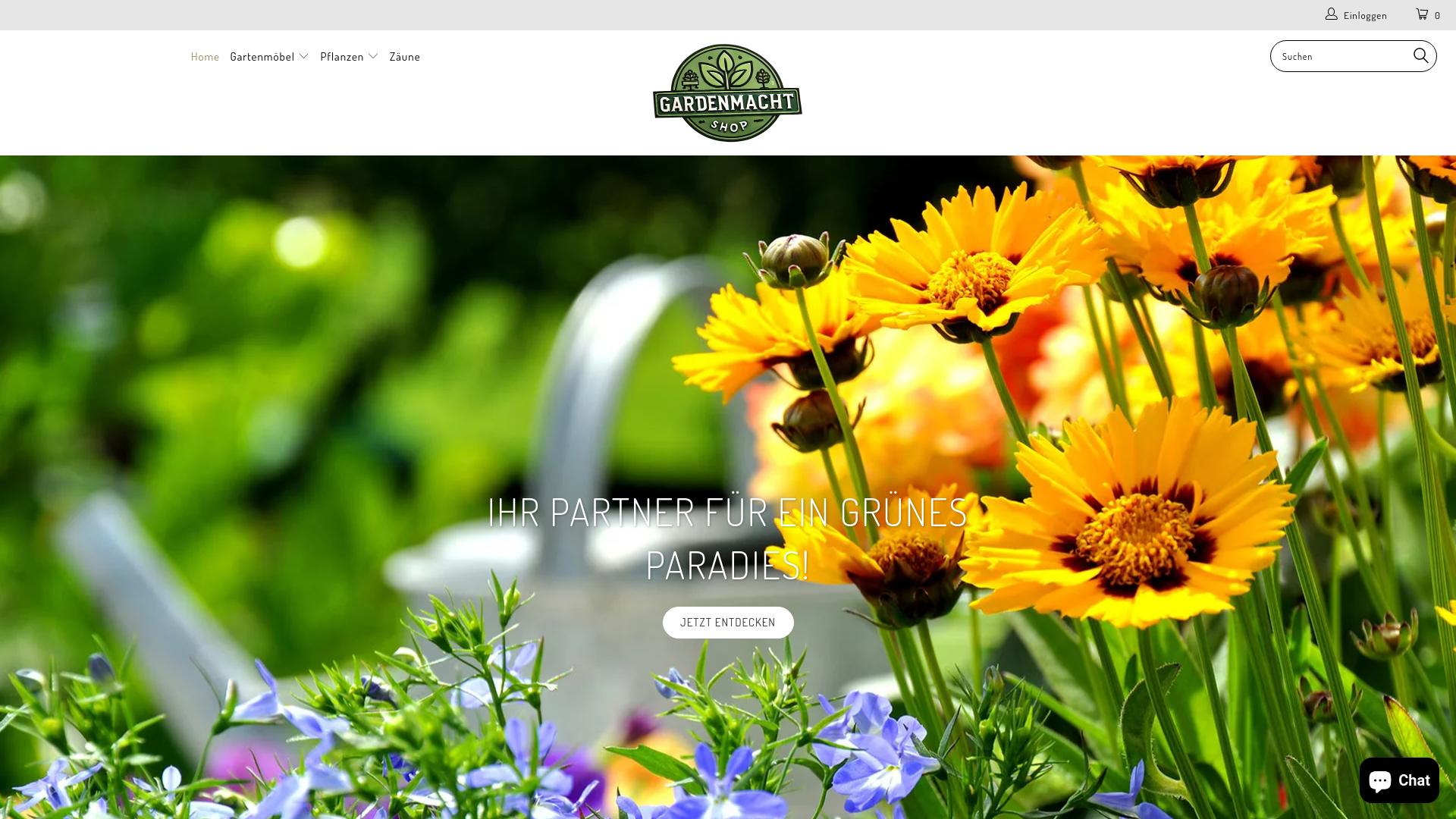 Screenshot gartenmachtshop.de
