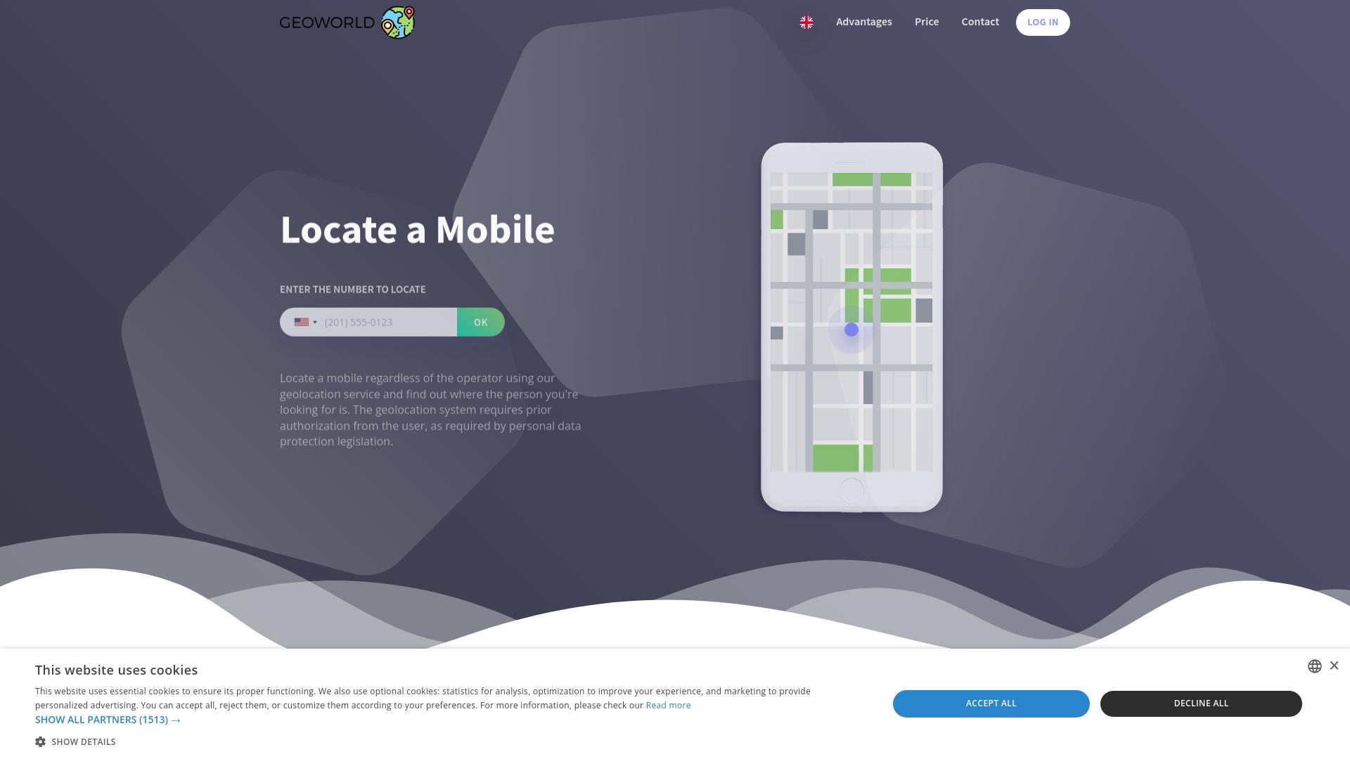 Screenshot geoworld.mobi