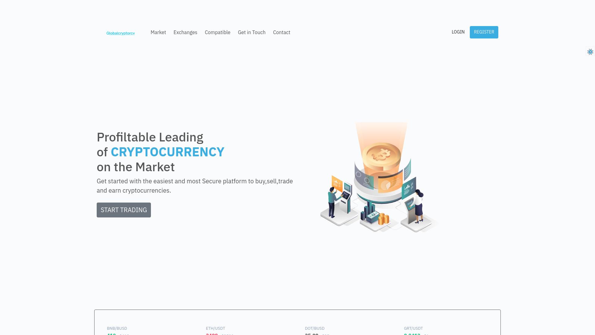 Screenshot globalcryptorcv.co