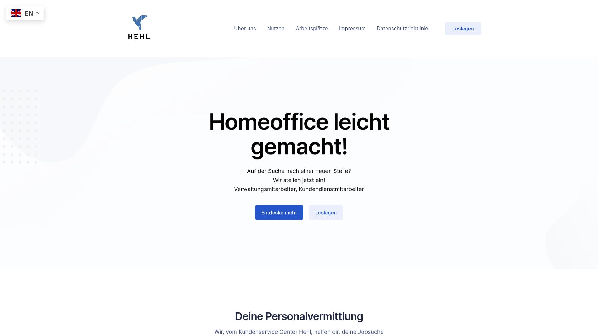 Screenshot hehl-jobs.net