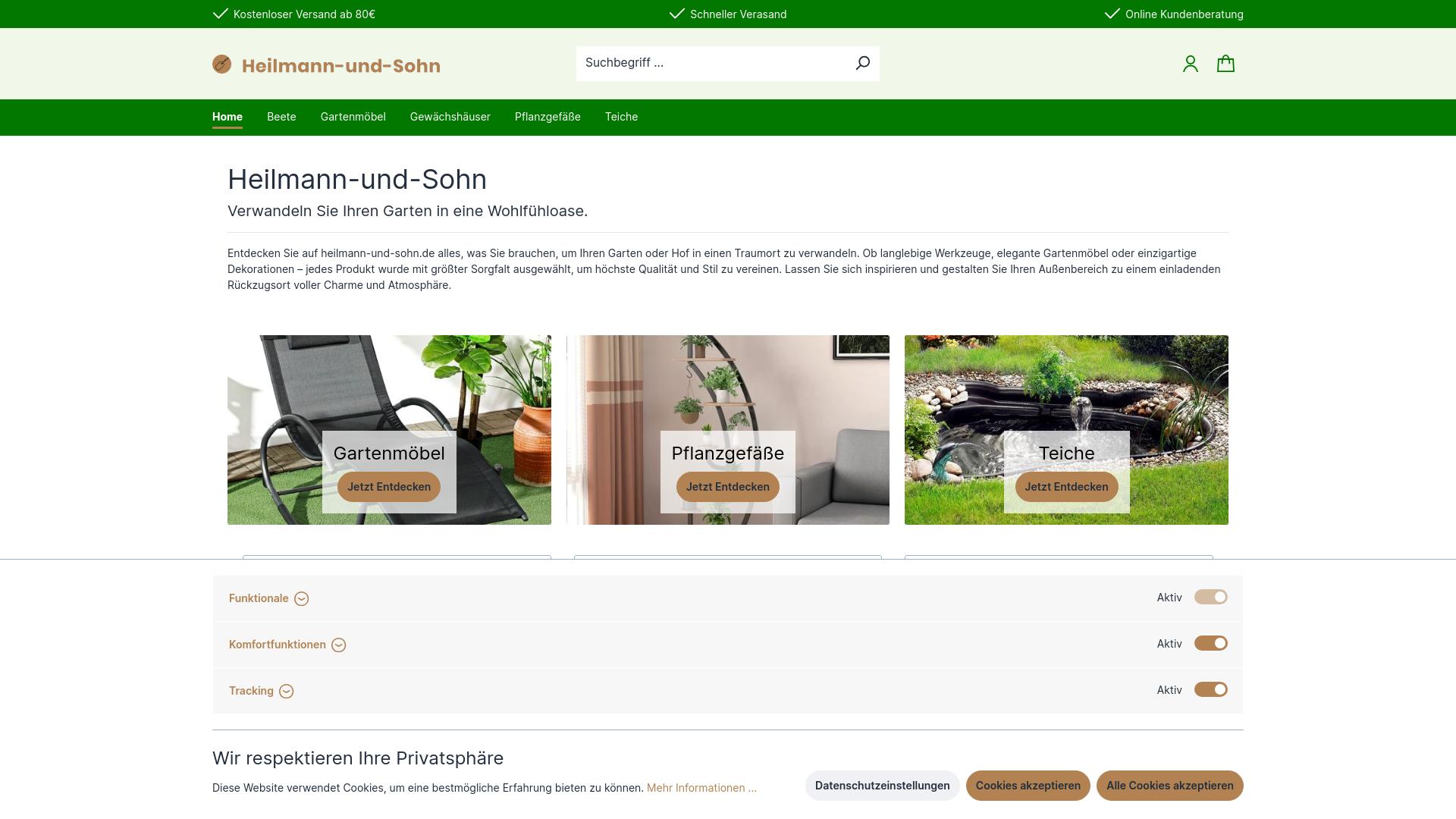 Screenshot heilmann-und-sohn.de