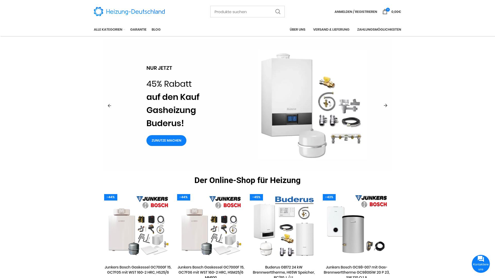 Screenshot heizung-deutschland.org