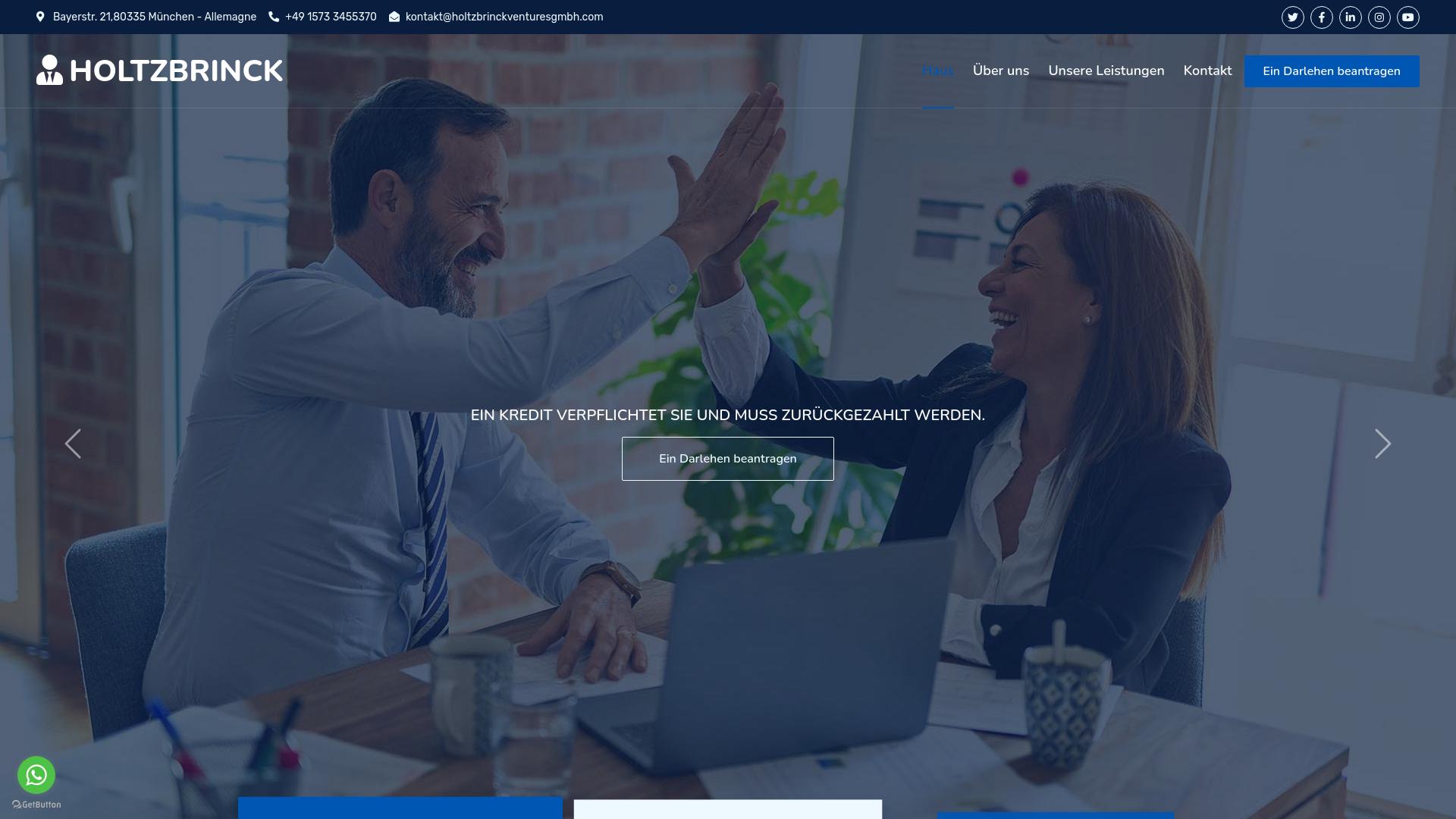 Screenshot holtzbrinckventuresgmbh.com