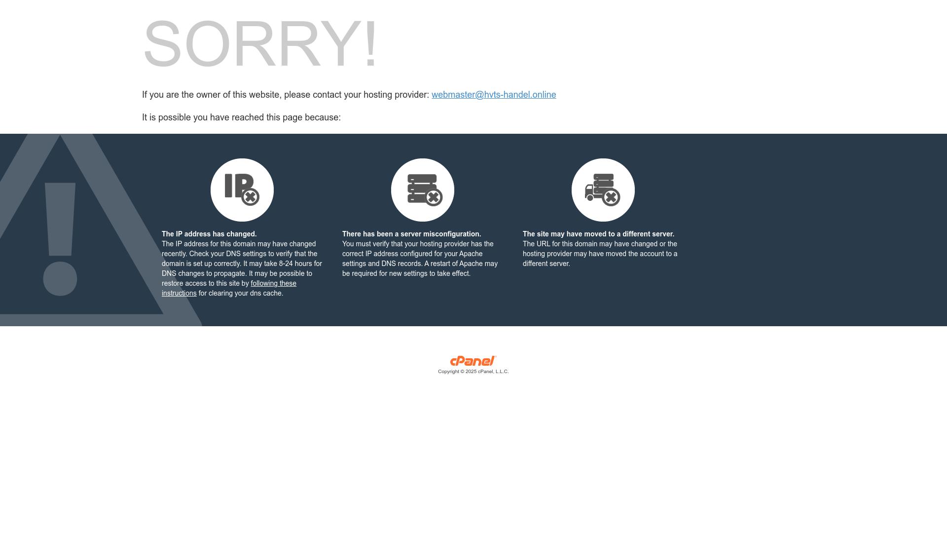 Screenshot hvts-handel.online
