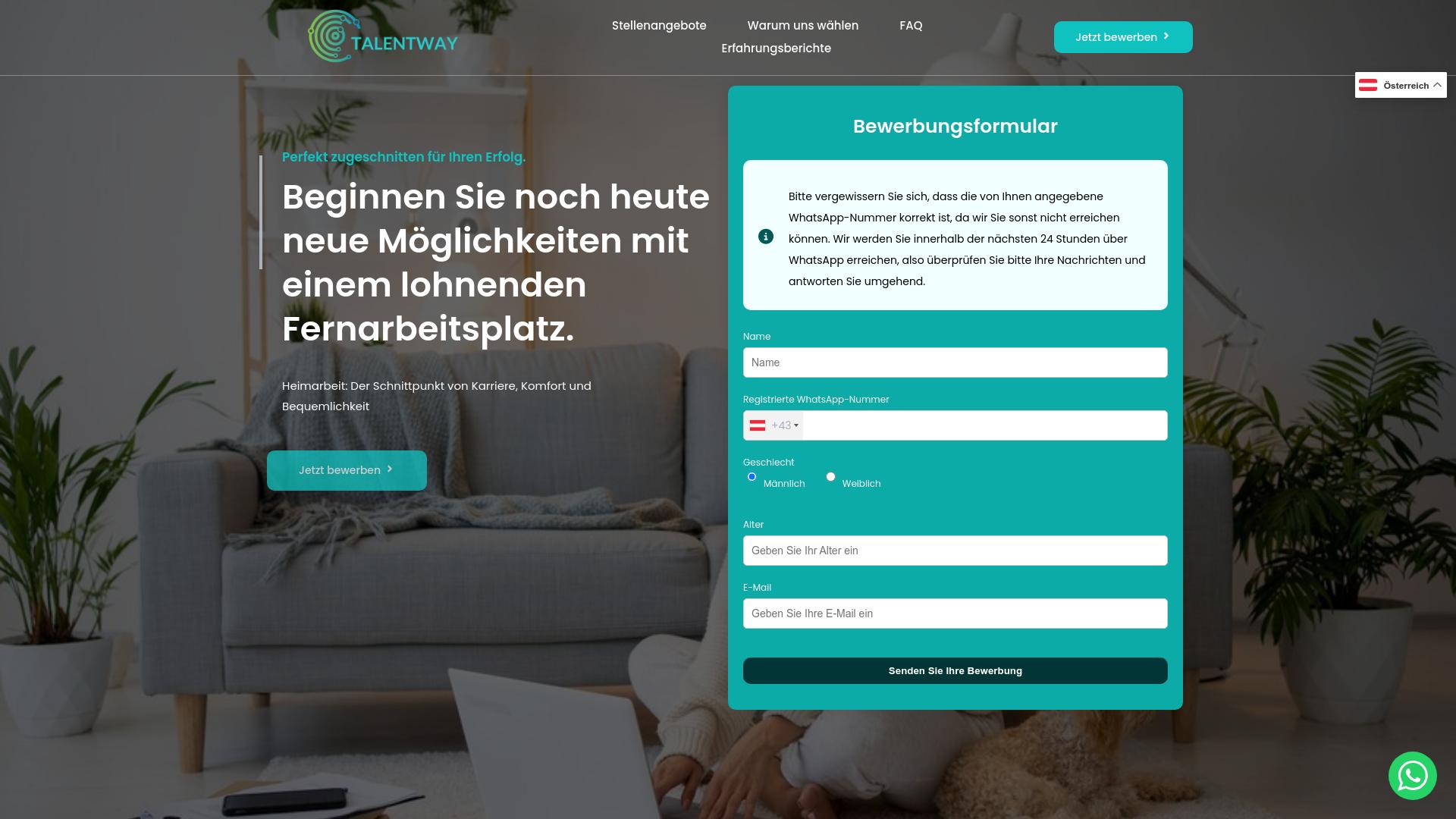 Screenshot igk.talentway-at.com