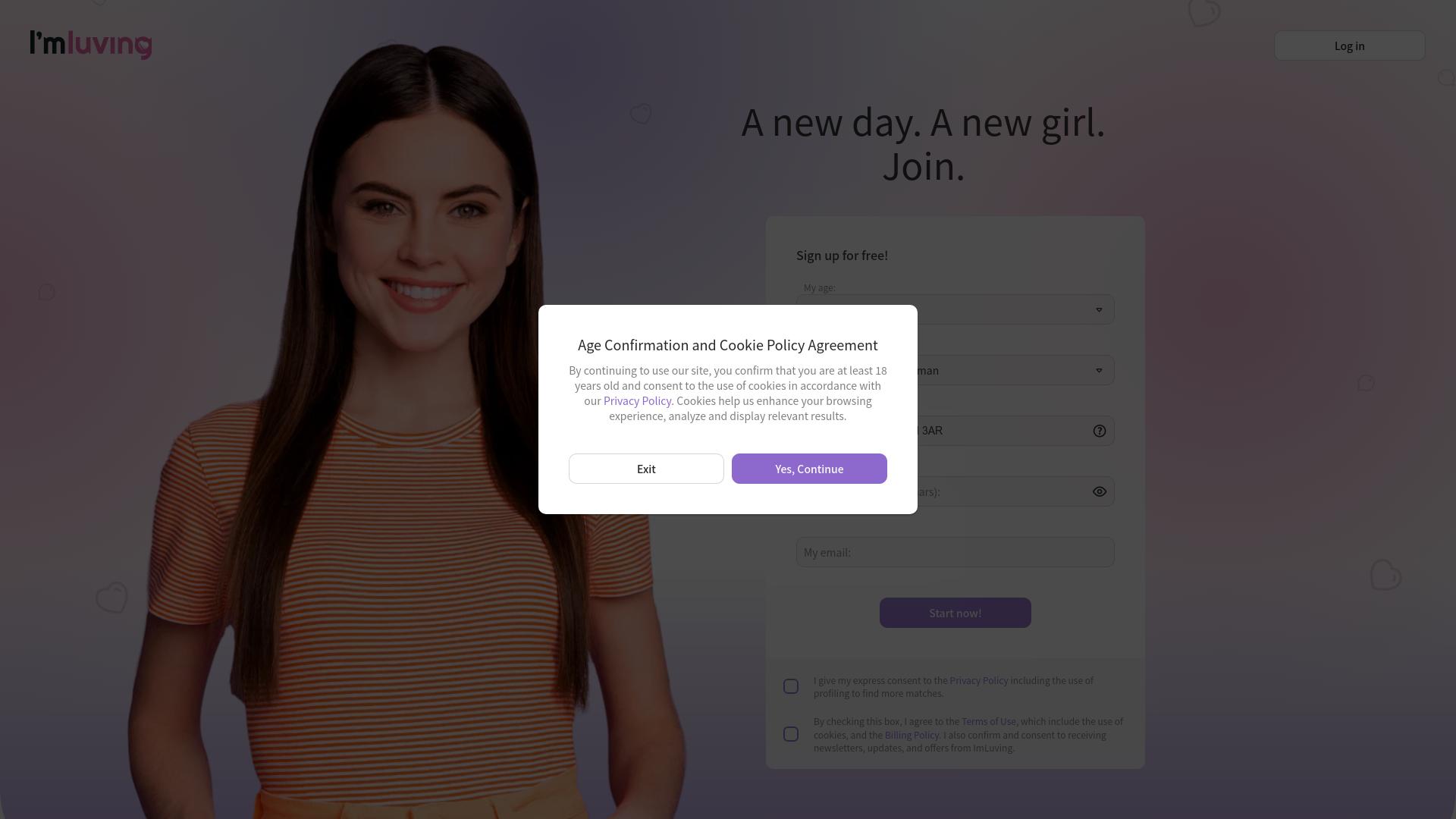 Screenshot imluving.com