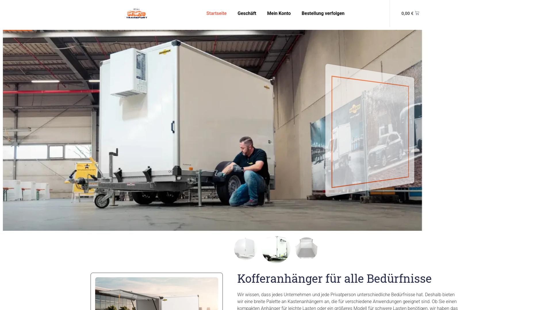 Screenshot irsaltransport.com