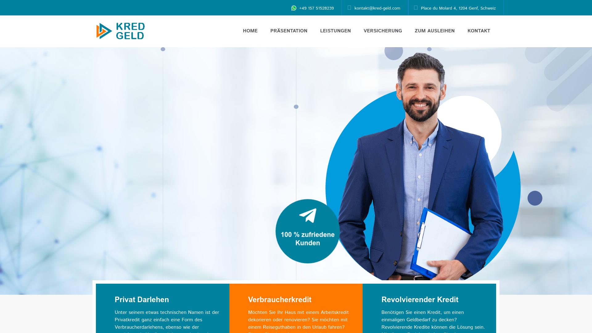 Screenshot kred-geld.com