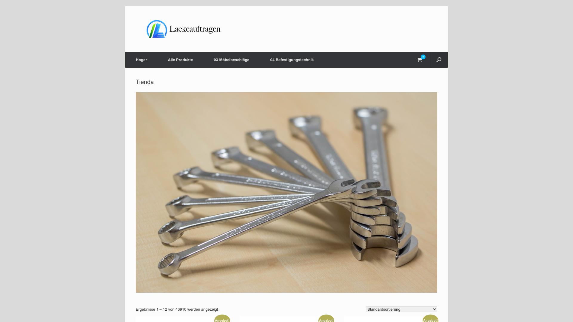 Screenshot lackeauftragen.com