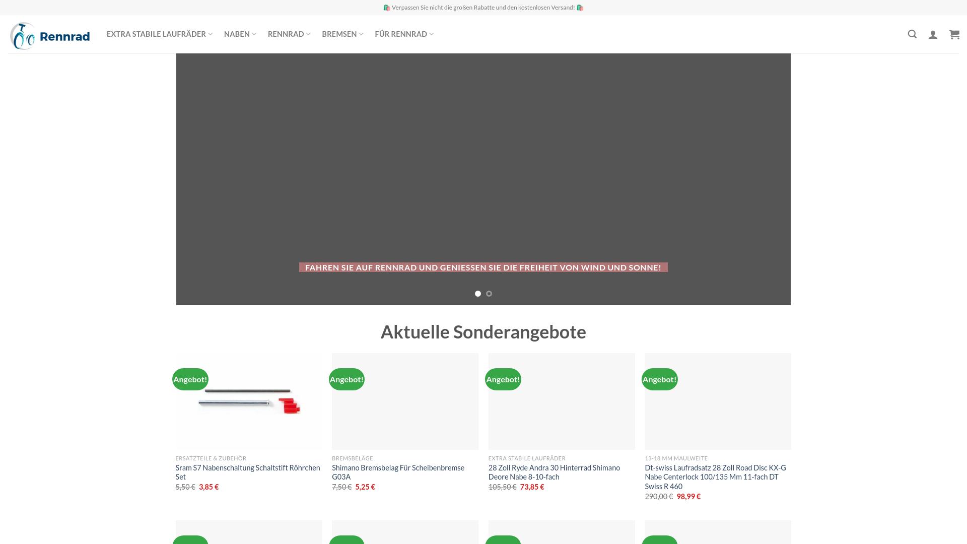 Screenshot nabenprada.com