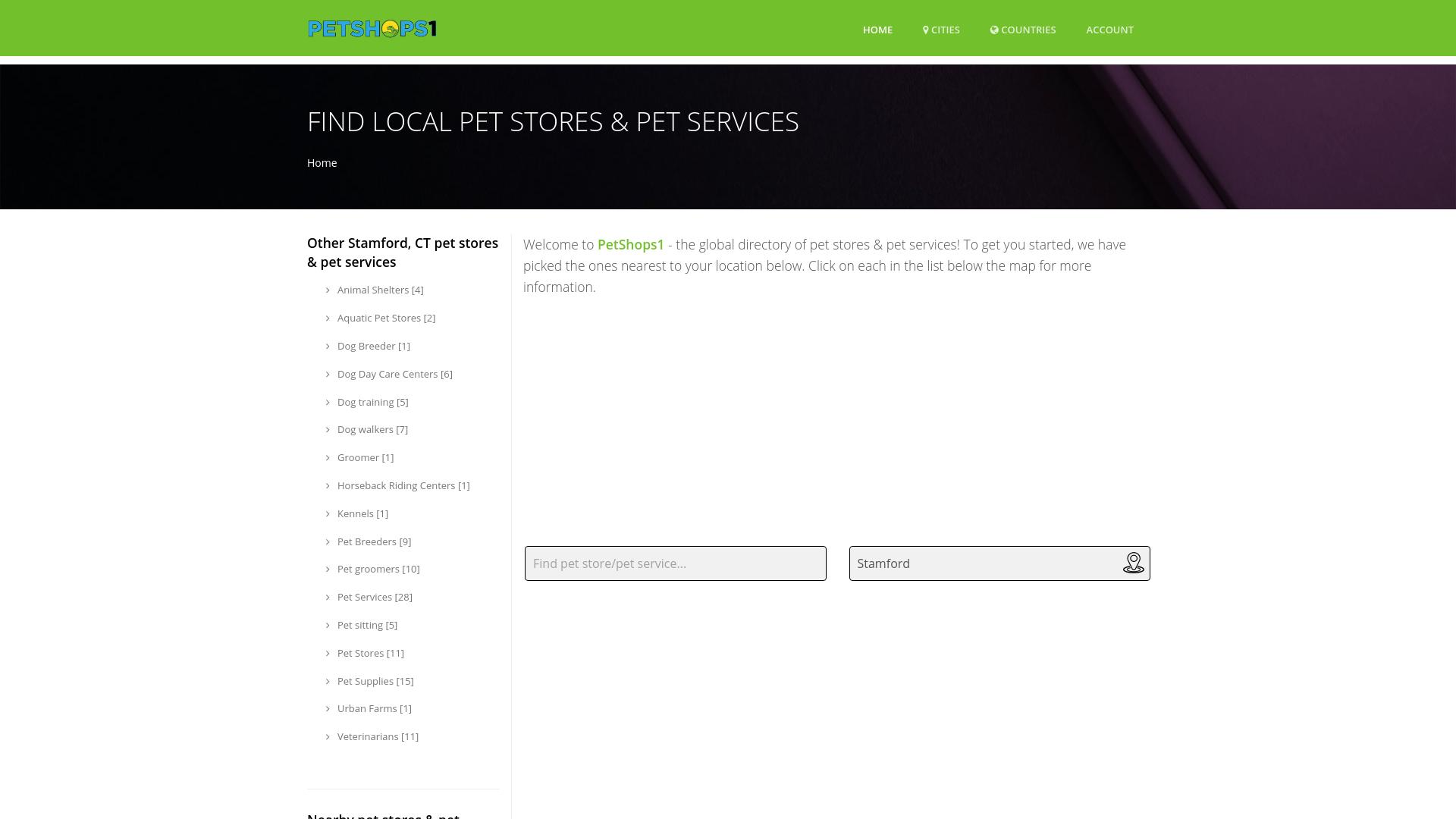 Screenshot petshops1.com