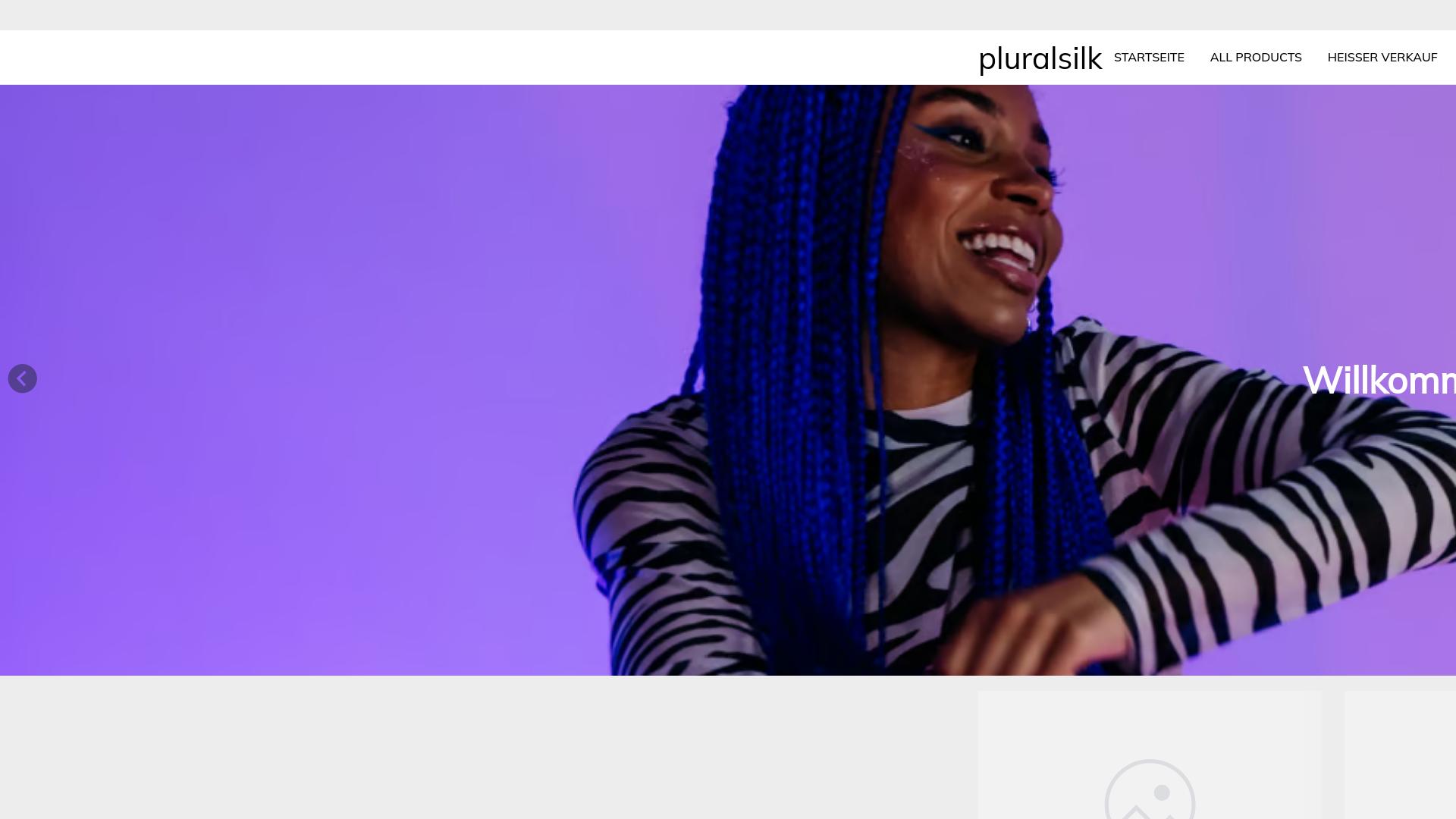 Screenshot pluralsilk.com