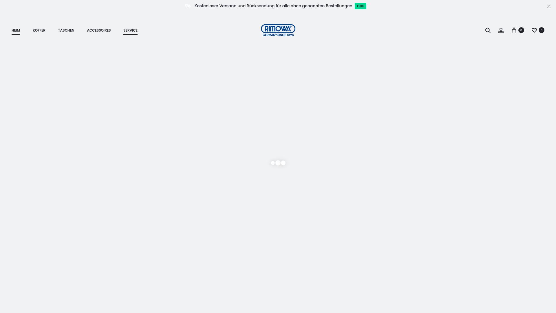 Screenshot rimowaoutlet.at