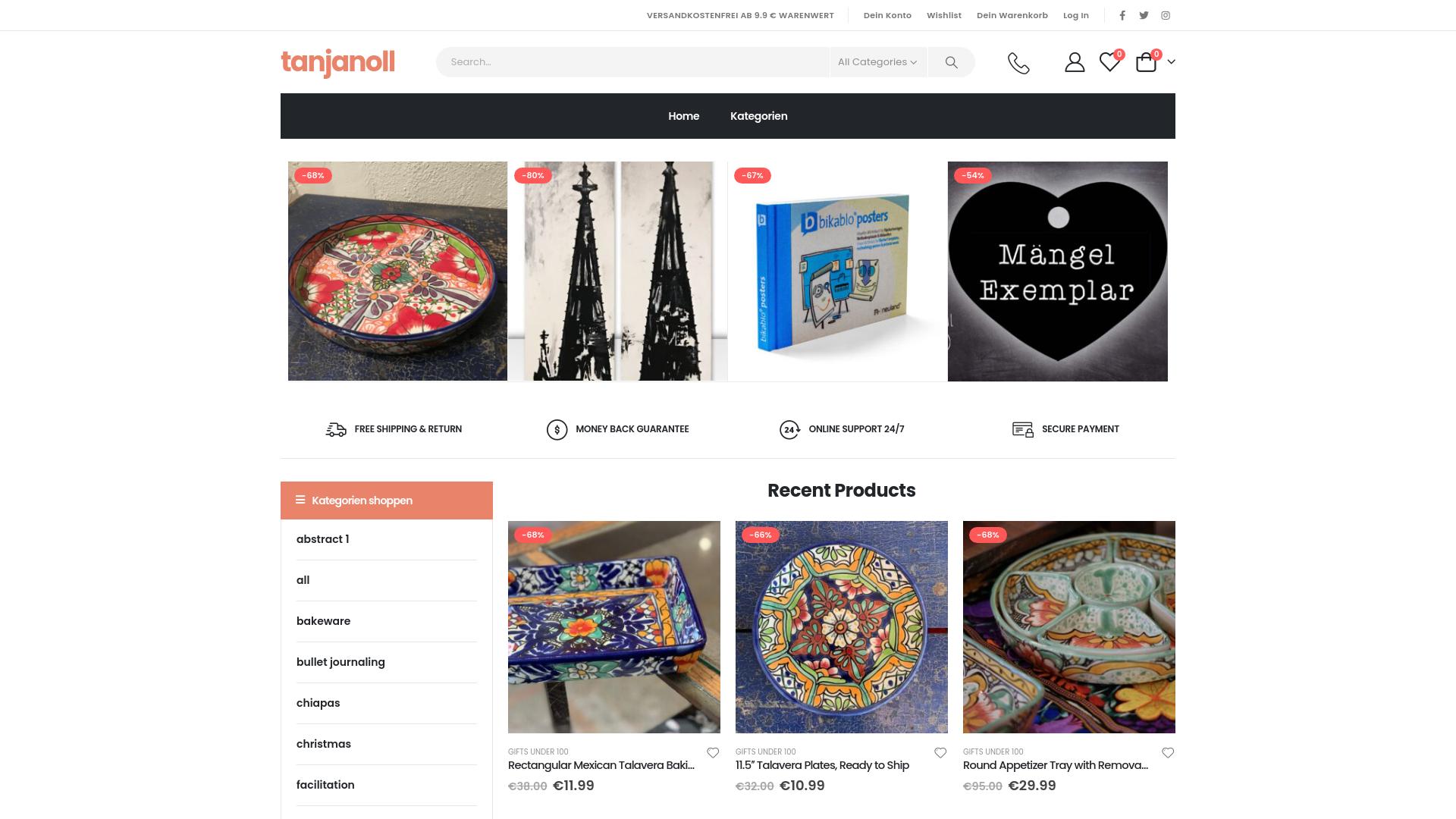 Screenshot tanjanoll.shop