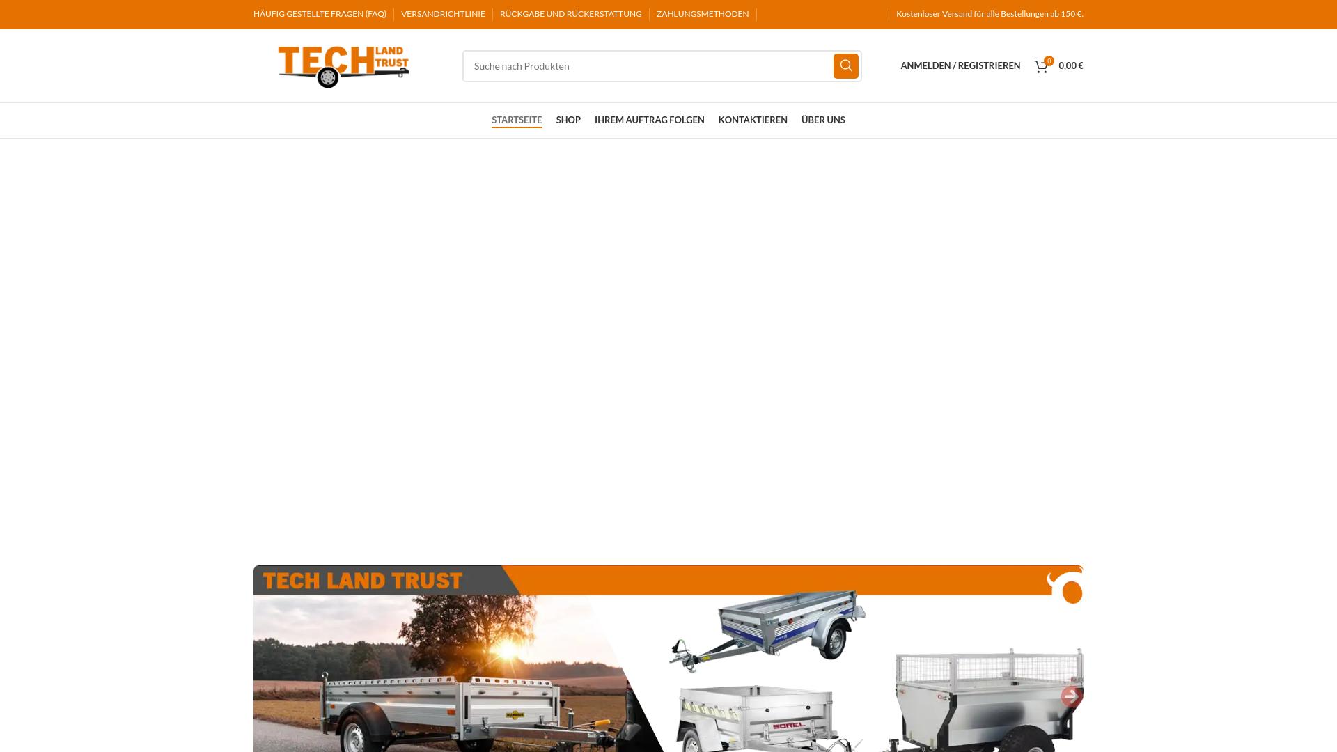 Screenshot techlandtrust.com