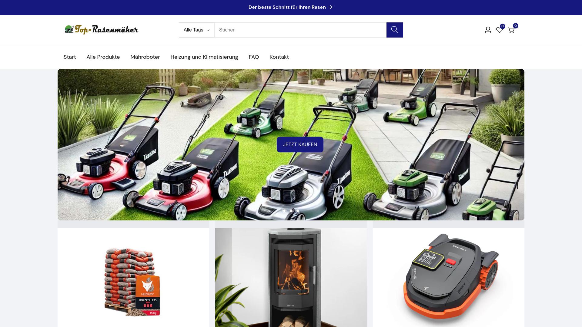 Screenshot top-rasenmaeher.com
