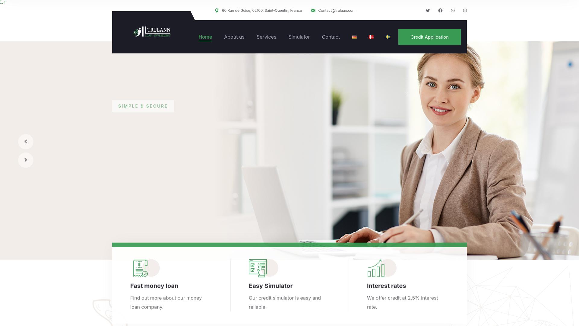 Screenshot trulann.com