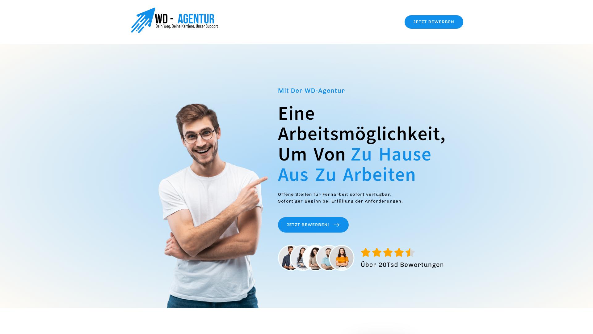 Screenshot wd-agentur.de