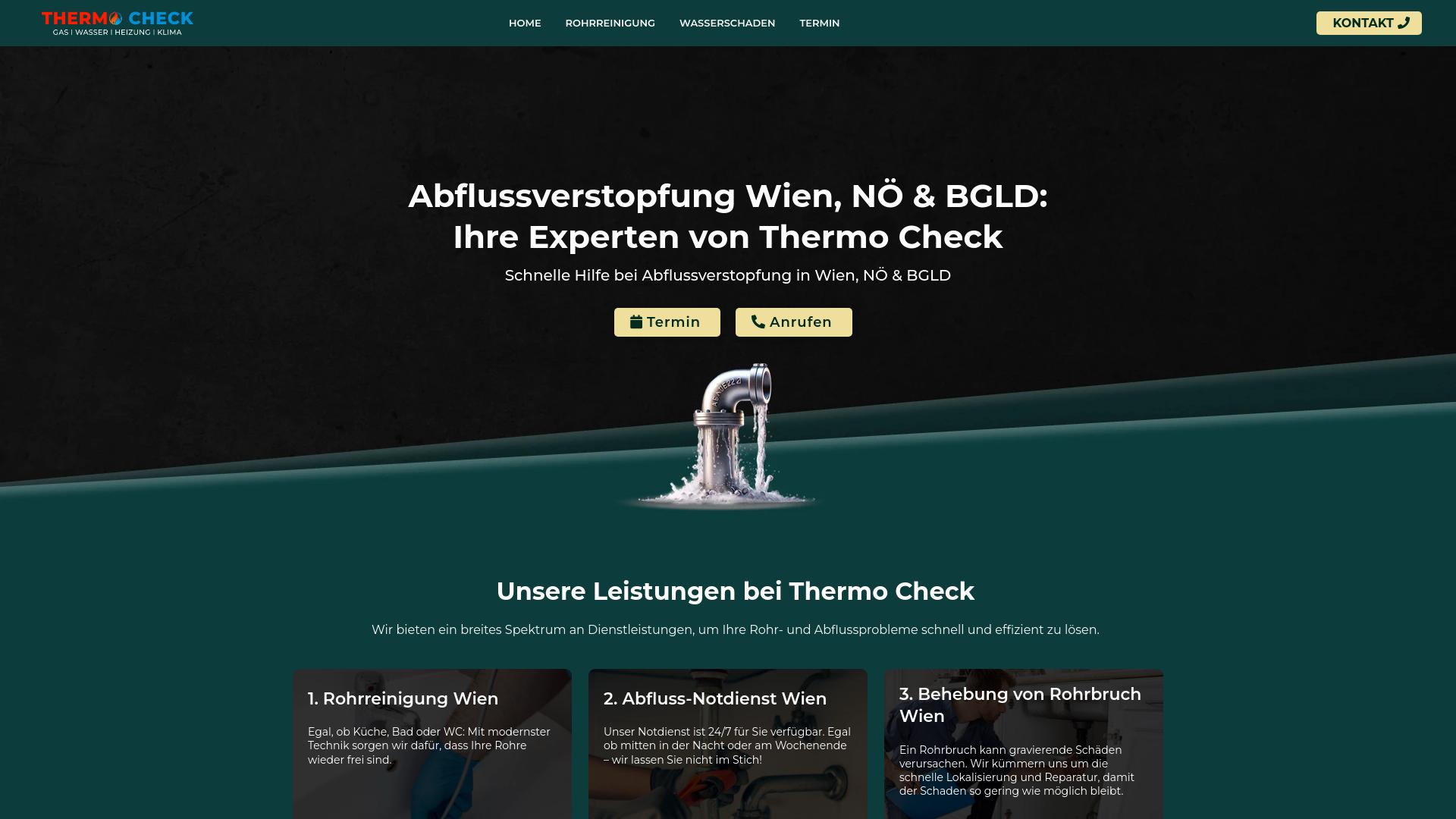Screenshot abfluss-profi.at