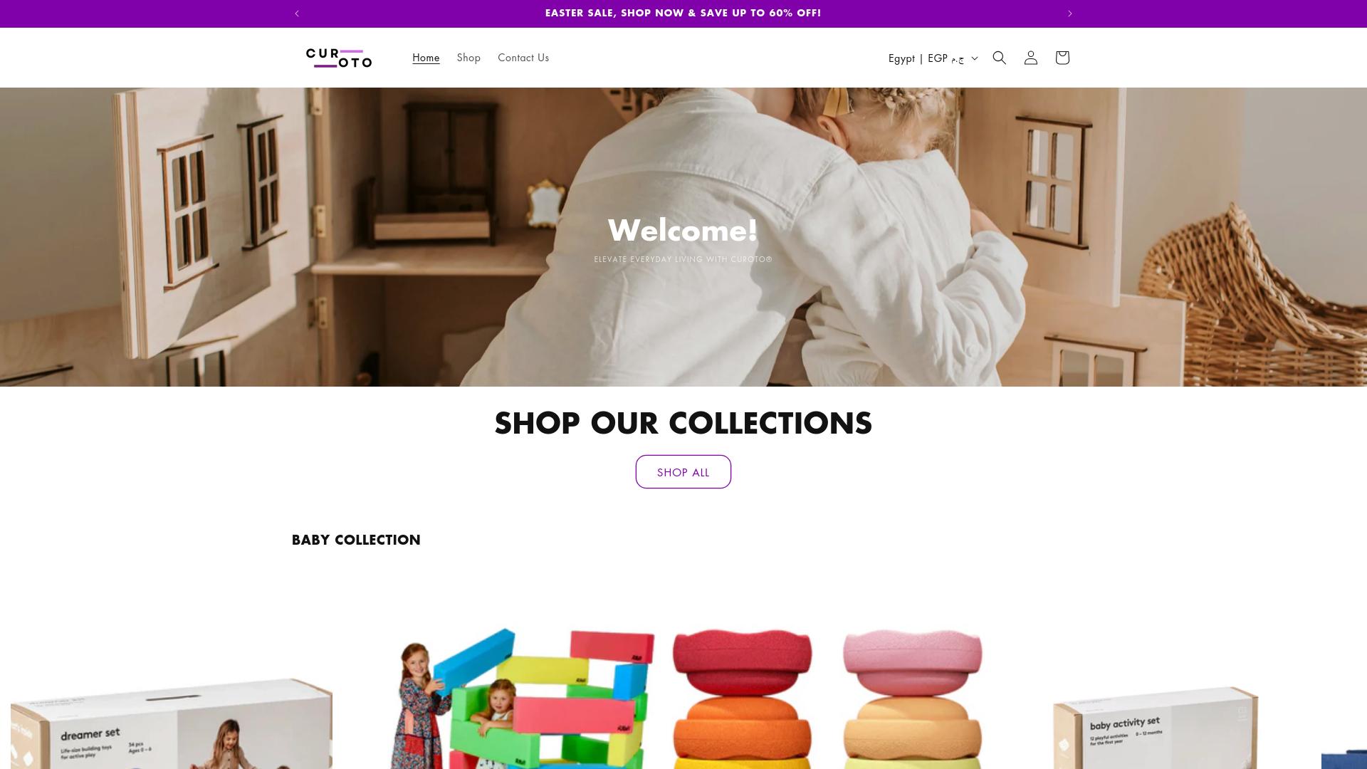 Screenshot curotoshop.com