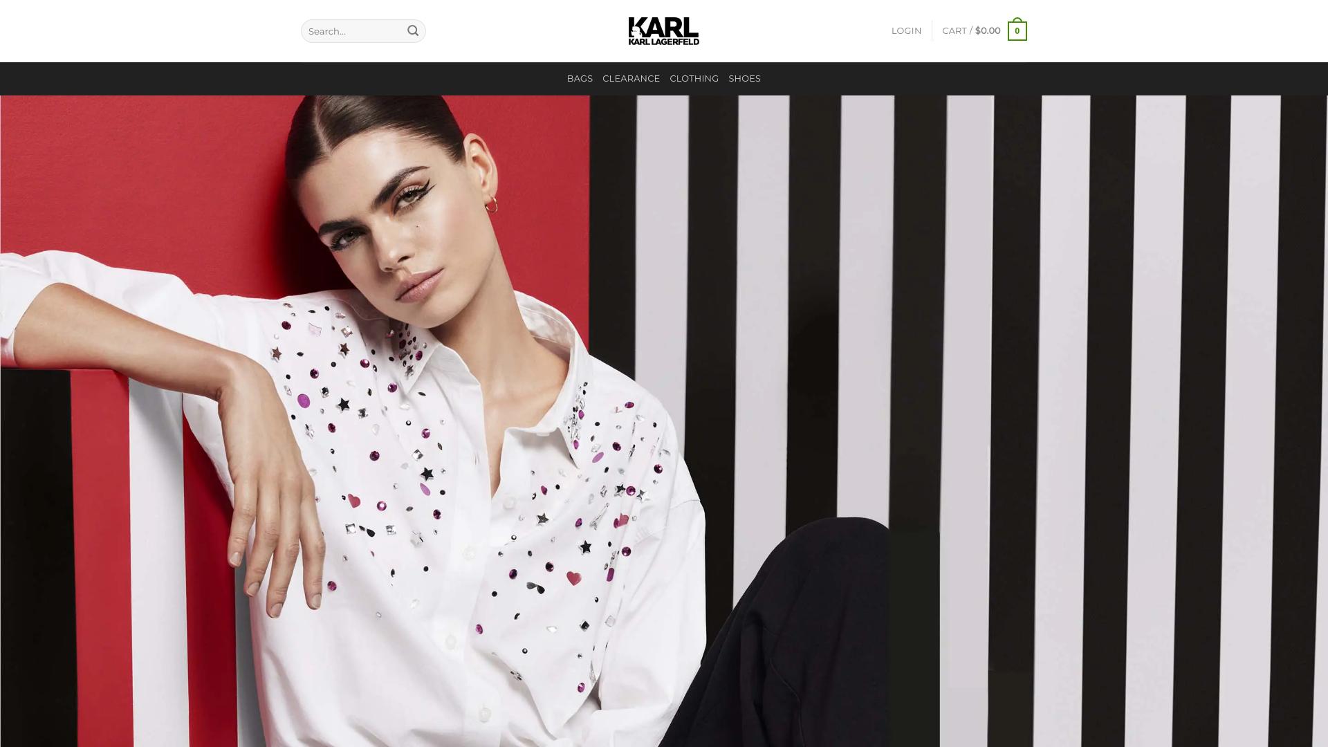 Screenshot karlfashions.com