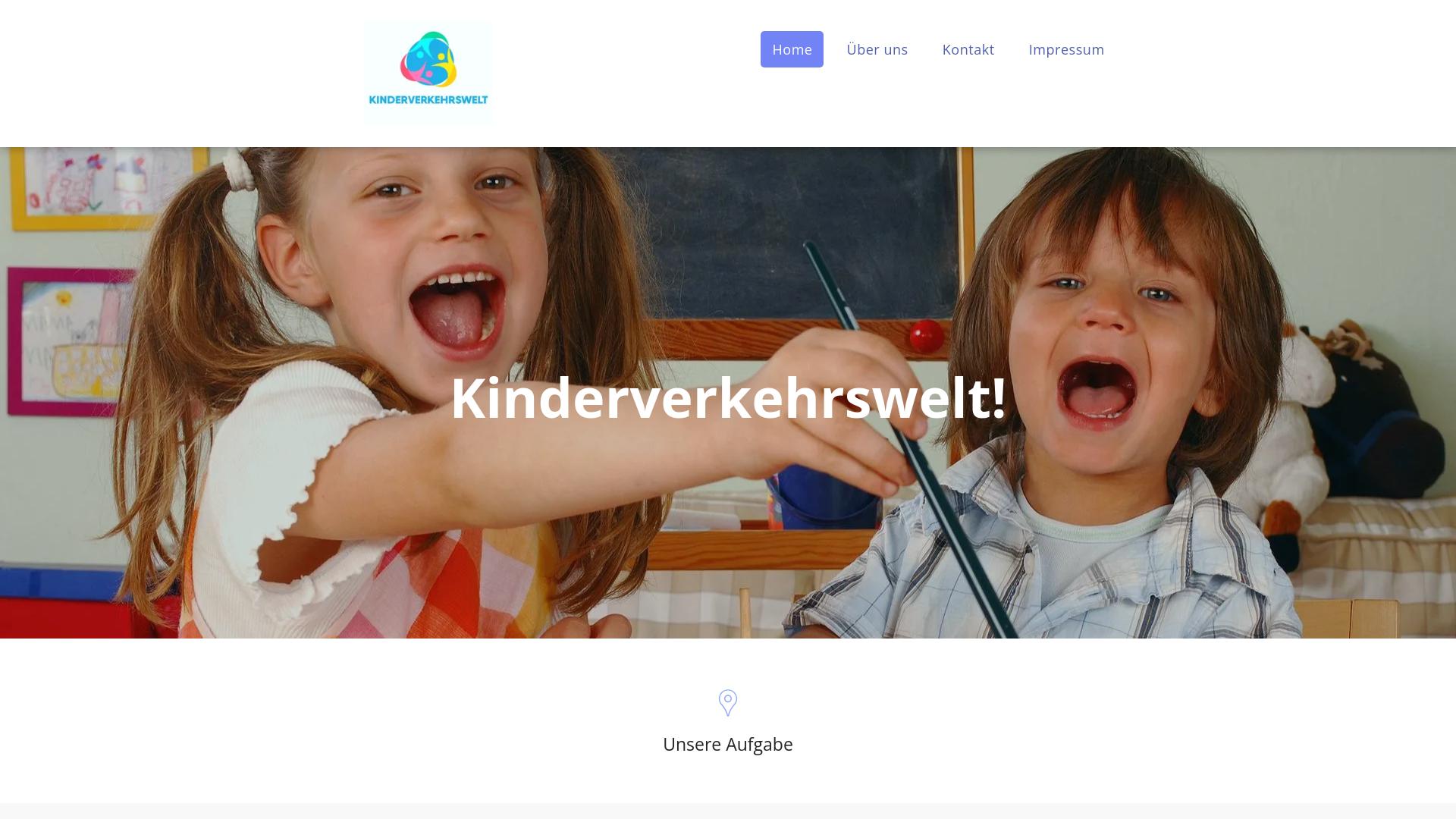 Screenshot kinderverkehrswelt.de
