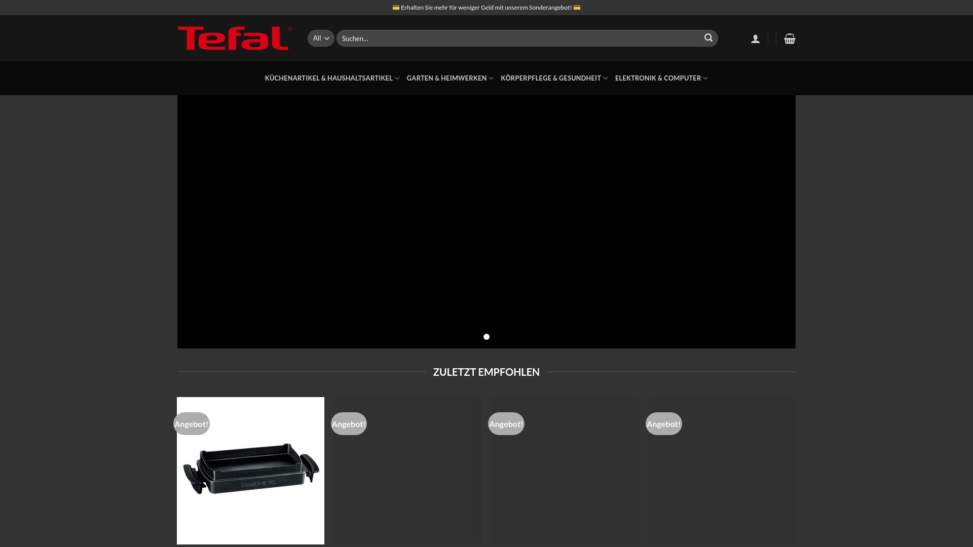 Screenshot kitchenwarede.de