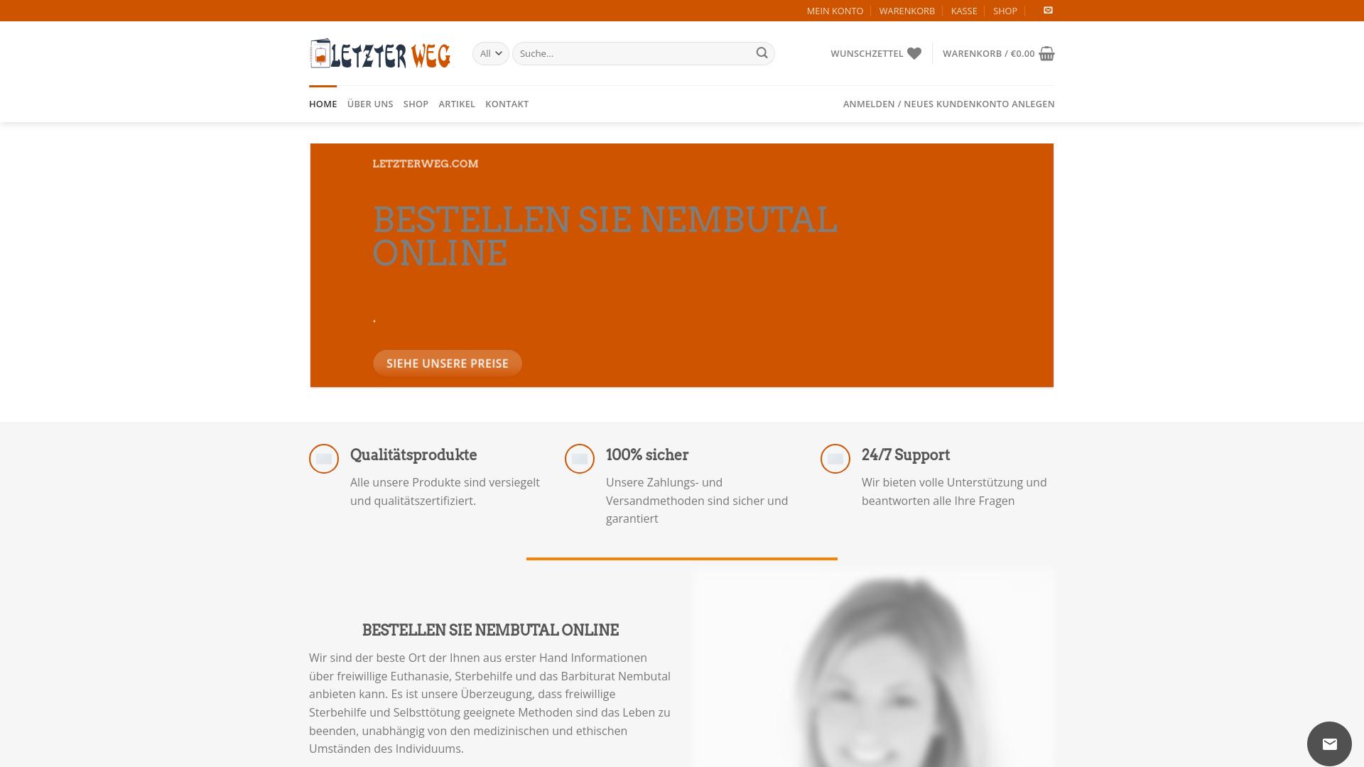 Screenshot letzterweg.com