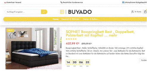 Screenshot Buyado.de
