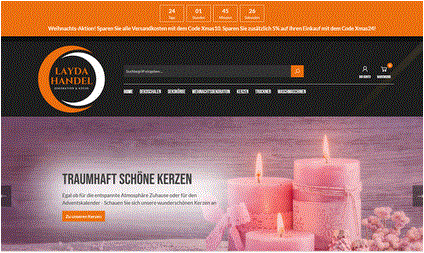 Screenshot Layda-Handel.de