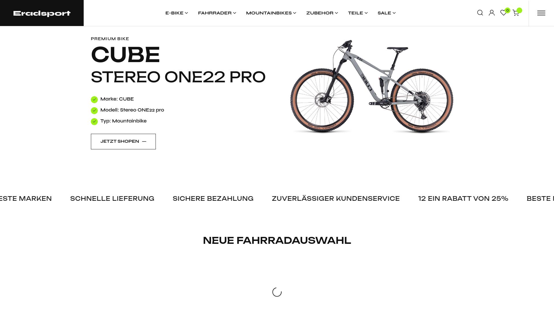 Screenshot eradsport.de