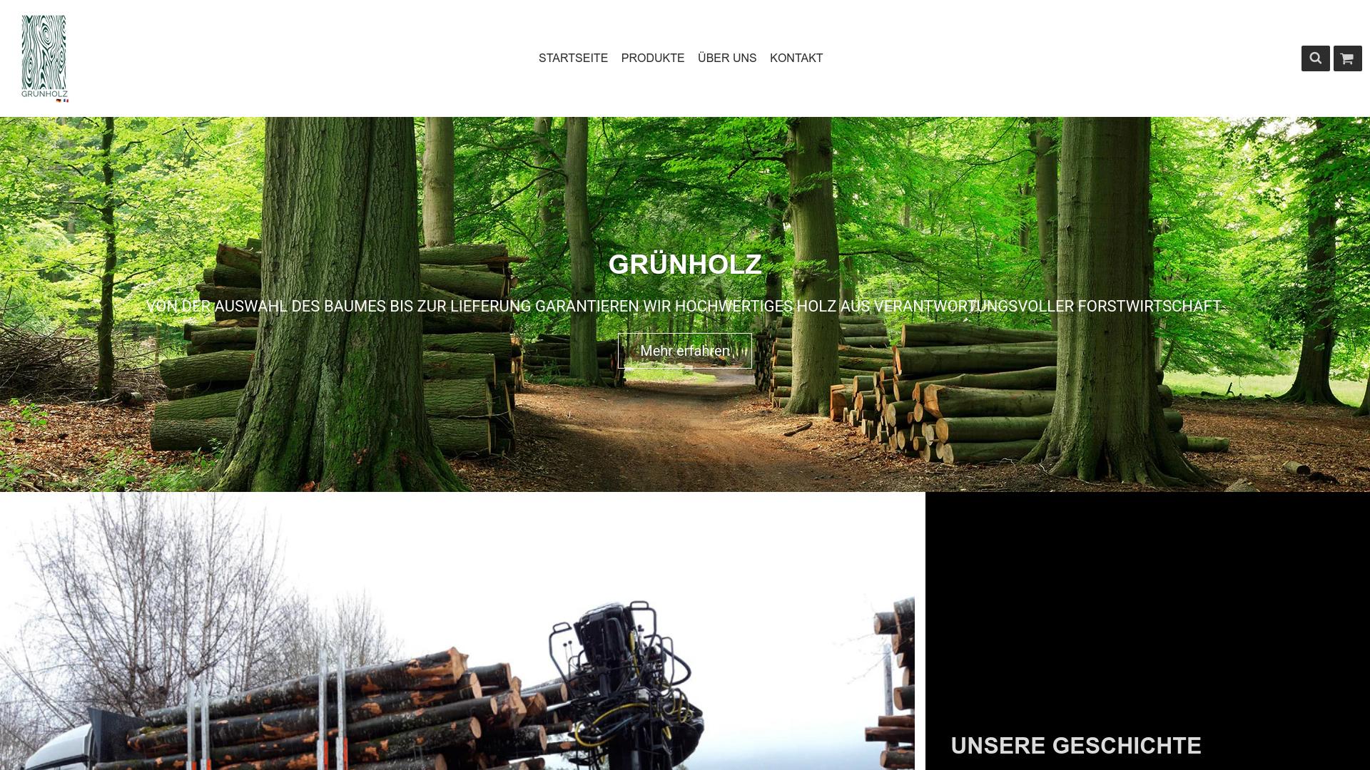 Screenshot grunholz.com