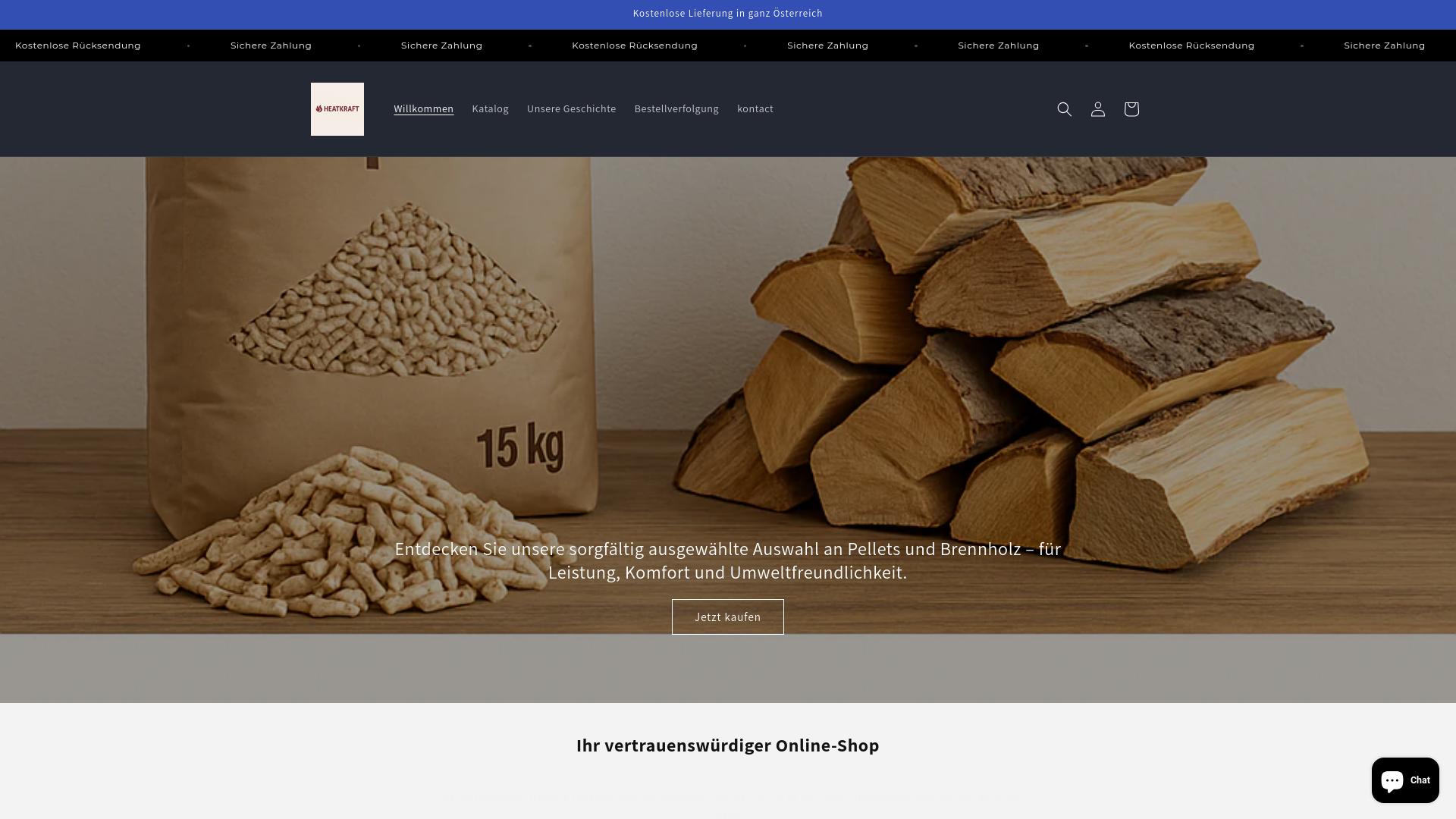 Screenshot heatkraft.shop