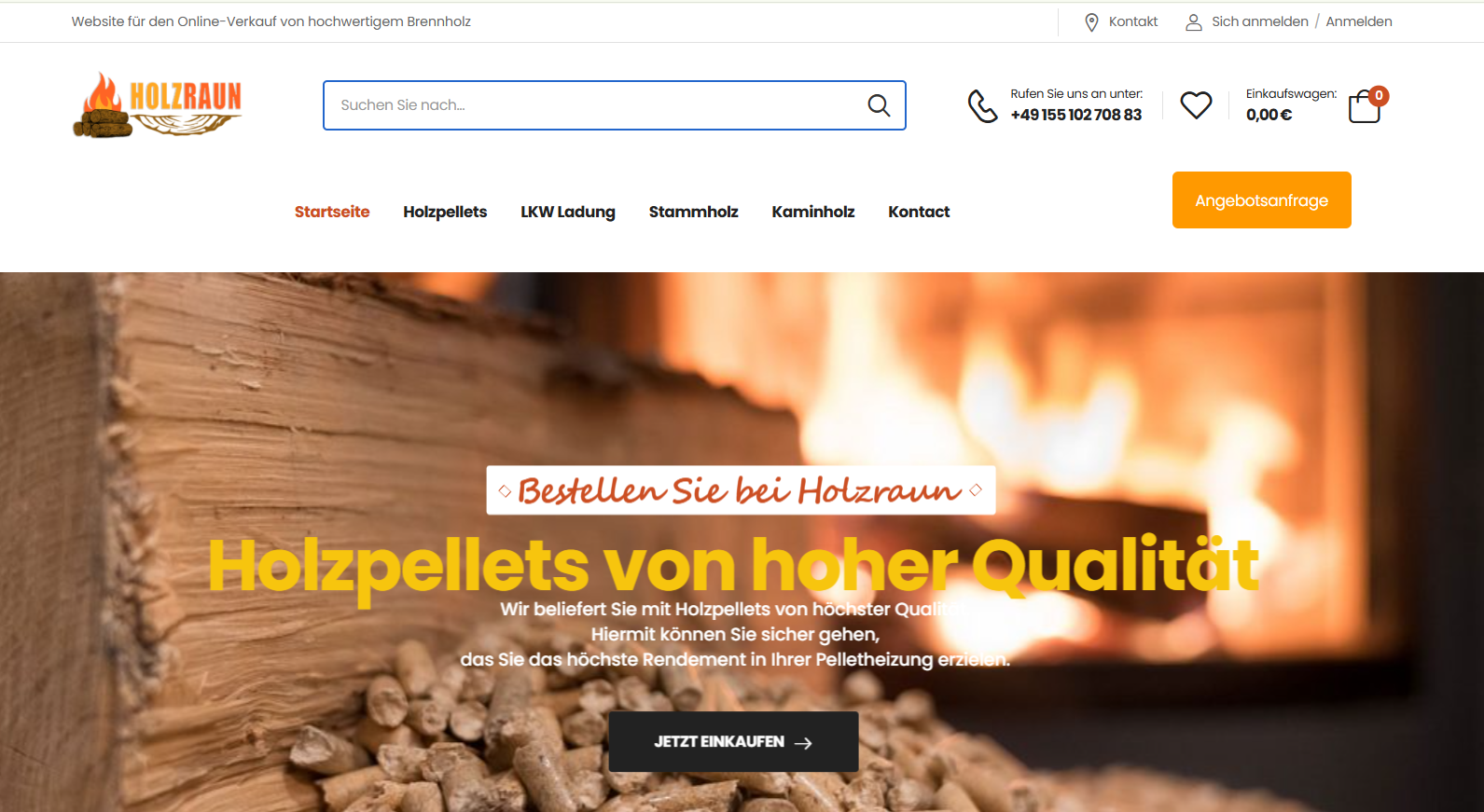 Screenshot holzraun.com