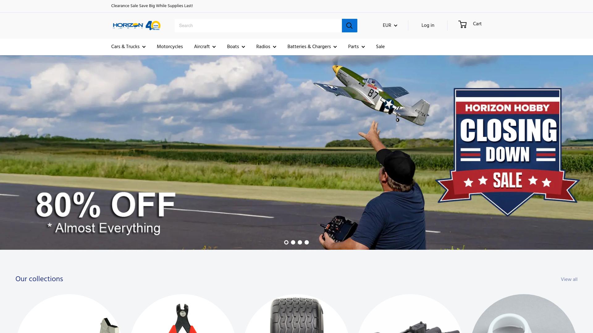 Screenshot horizonhobbyeu.com