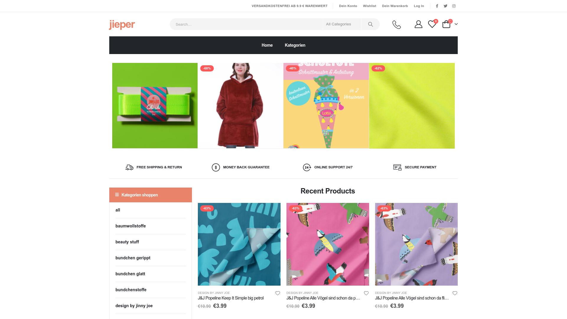 Screenshot jieperava.shop