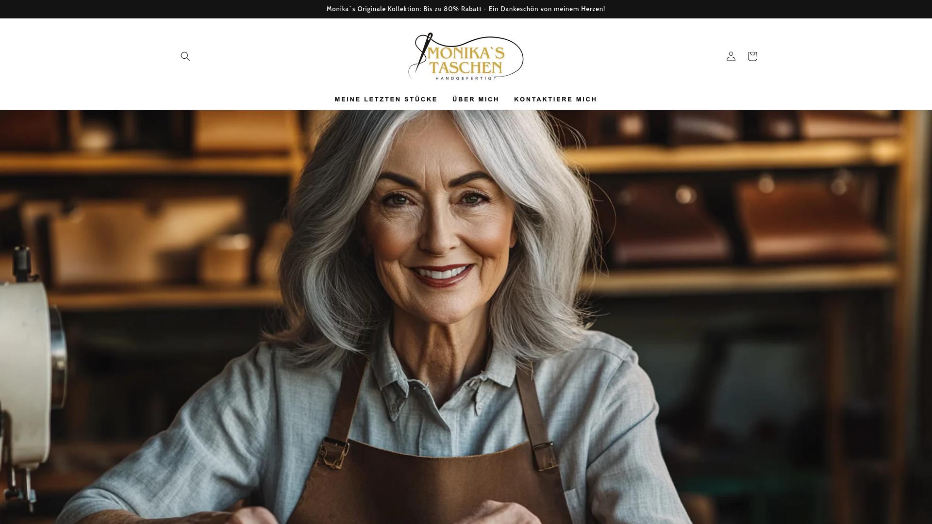 Screenshot monika-taschen.com