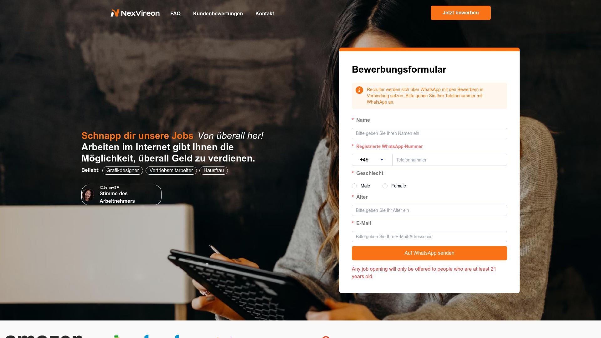 Screenshot nexvireonde.works
