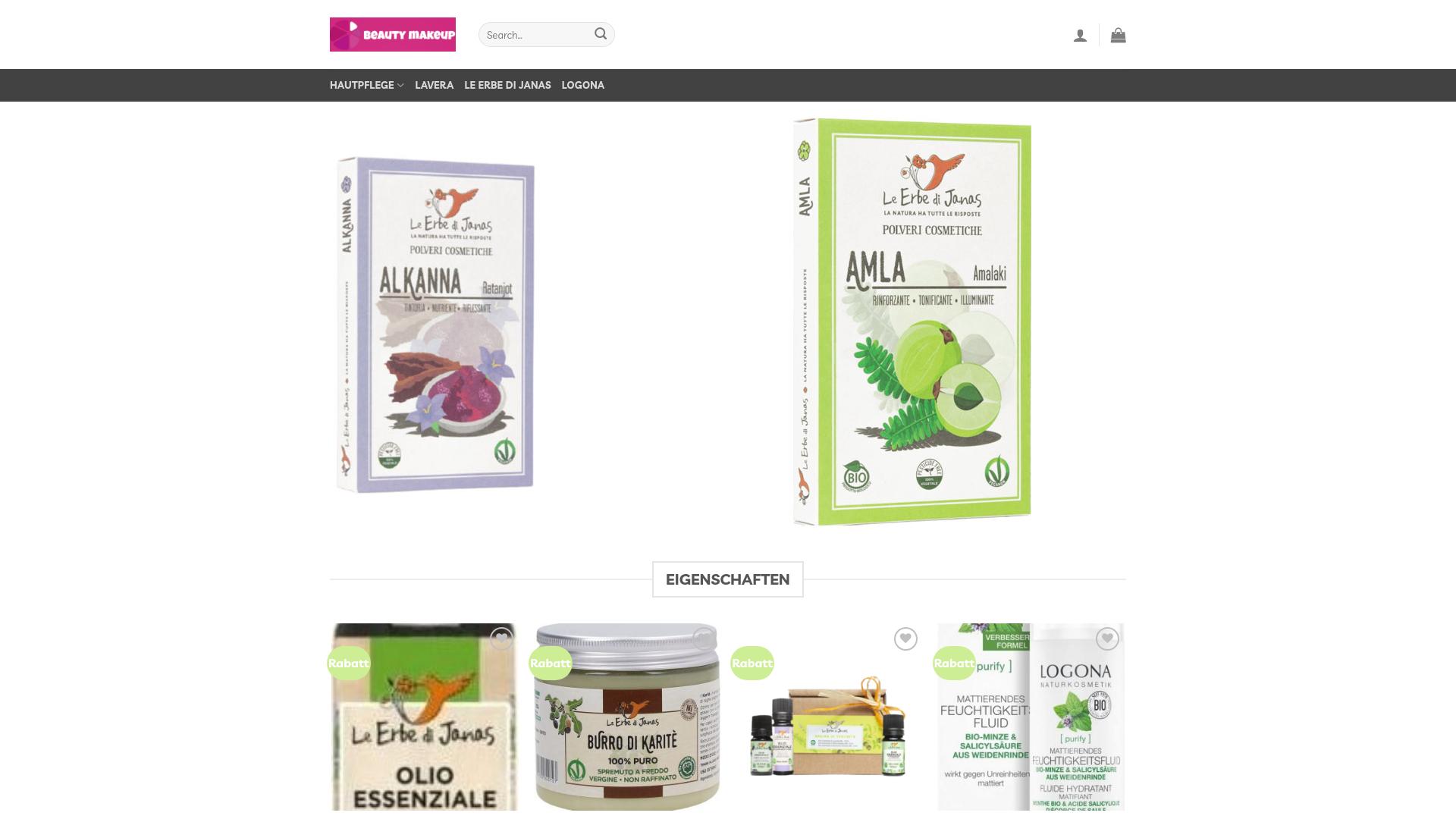 Screenshot pflegeschonheit.com
