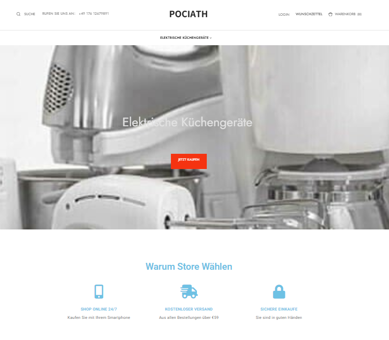 Screenshot pociath.com