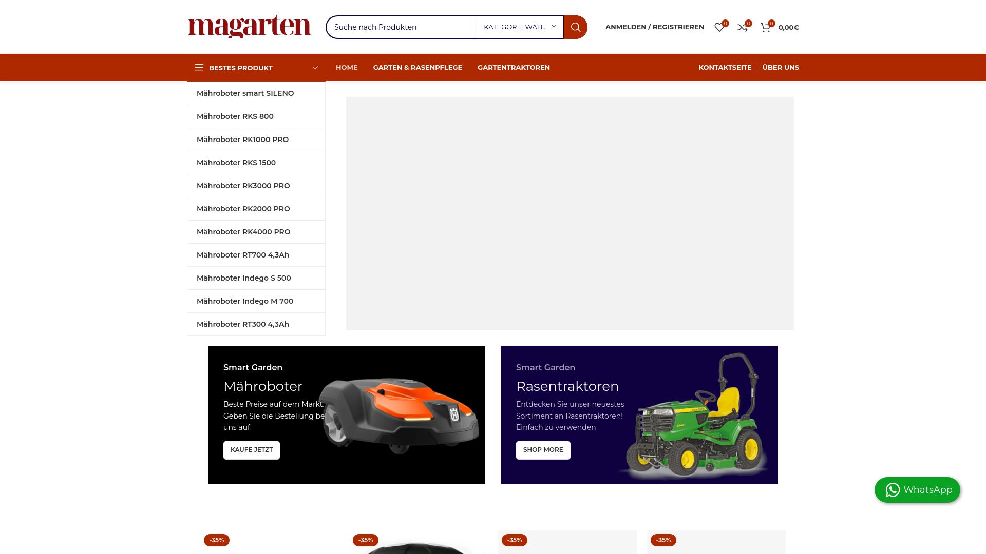 Screenshot rasentrak.com