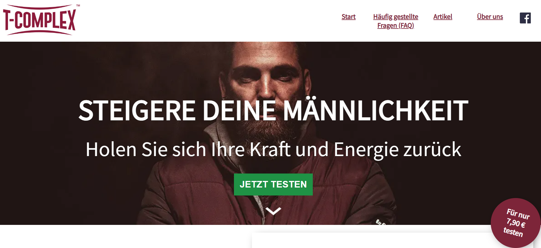 Screenshot tcomplex.de