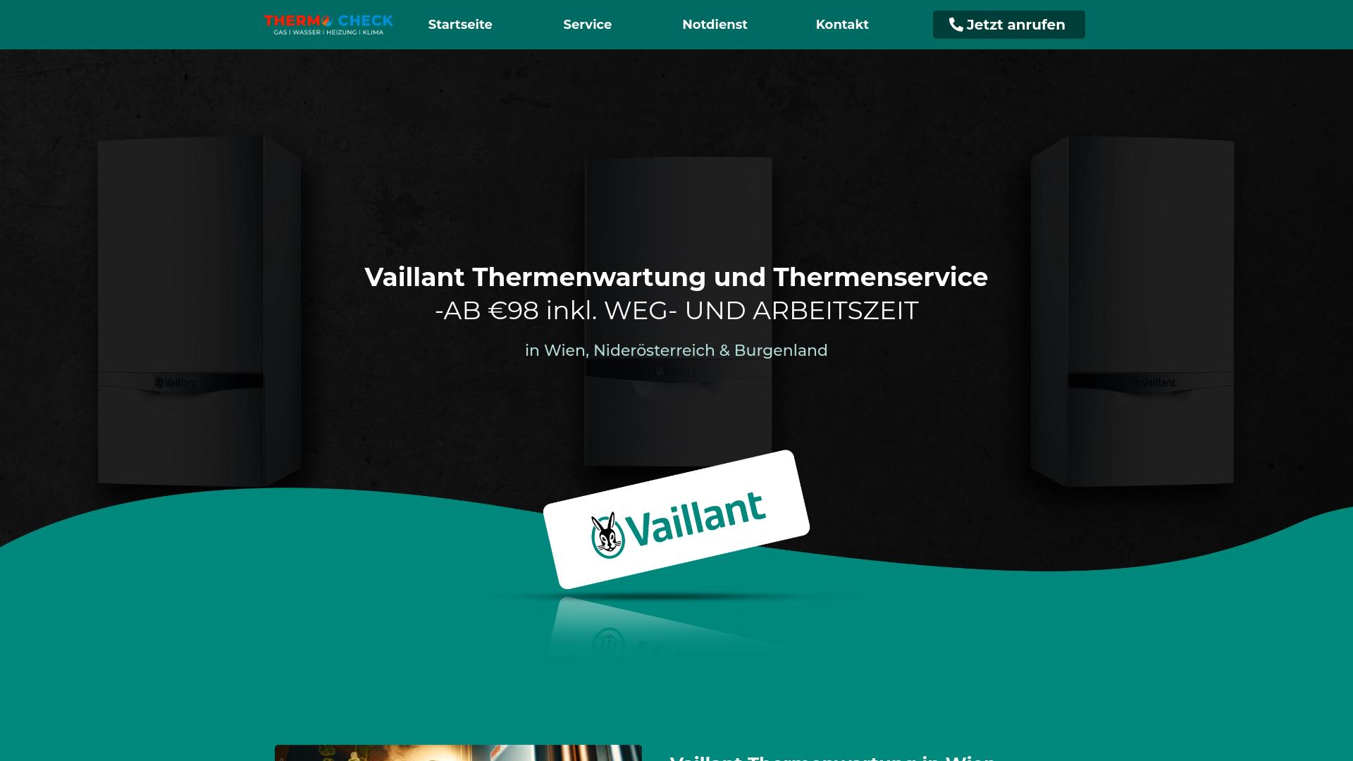 Screenshot thermenwartungvaillant.at