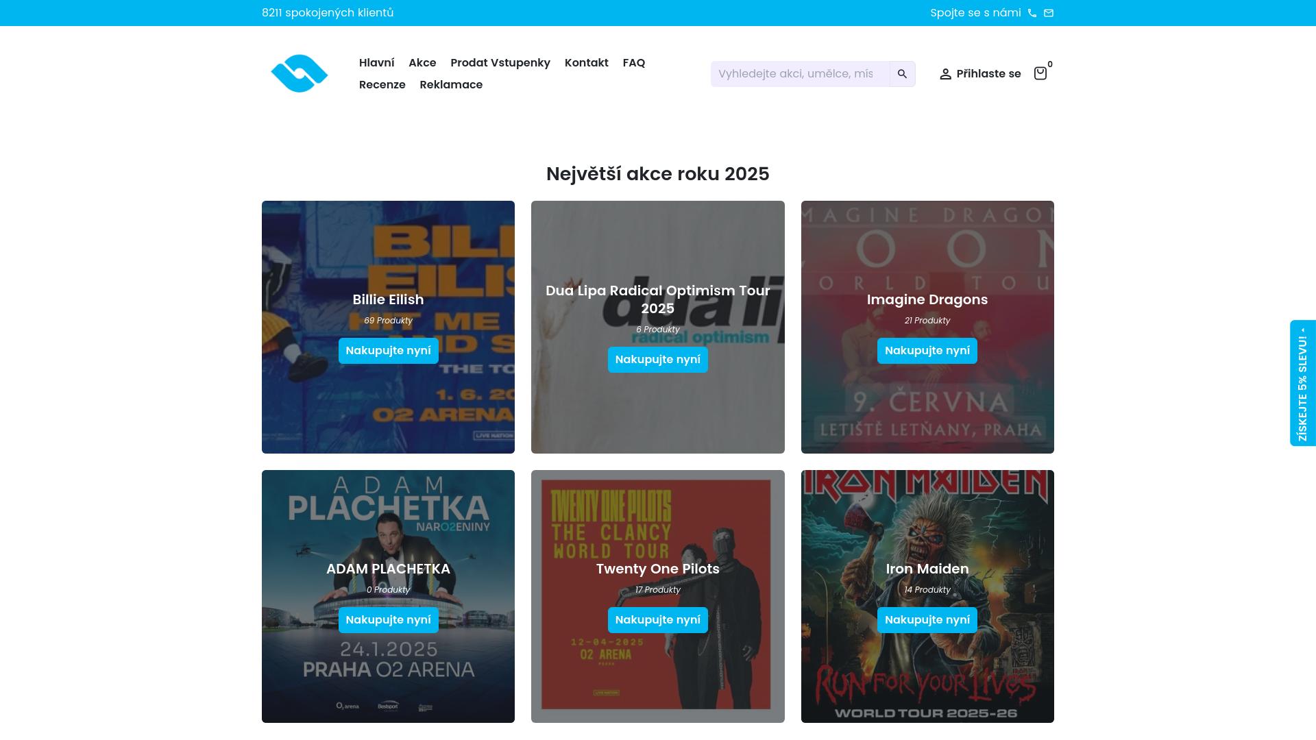 Screenshot ticketsswap.cz