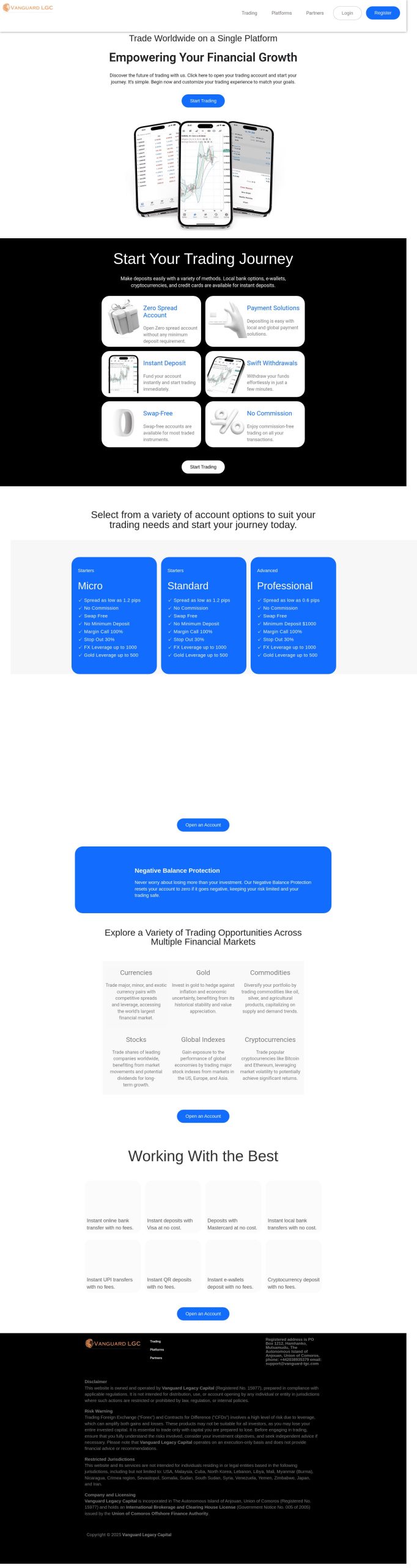 Screenshot vang-lgc.com