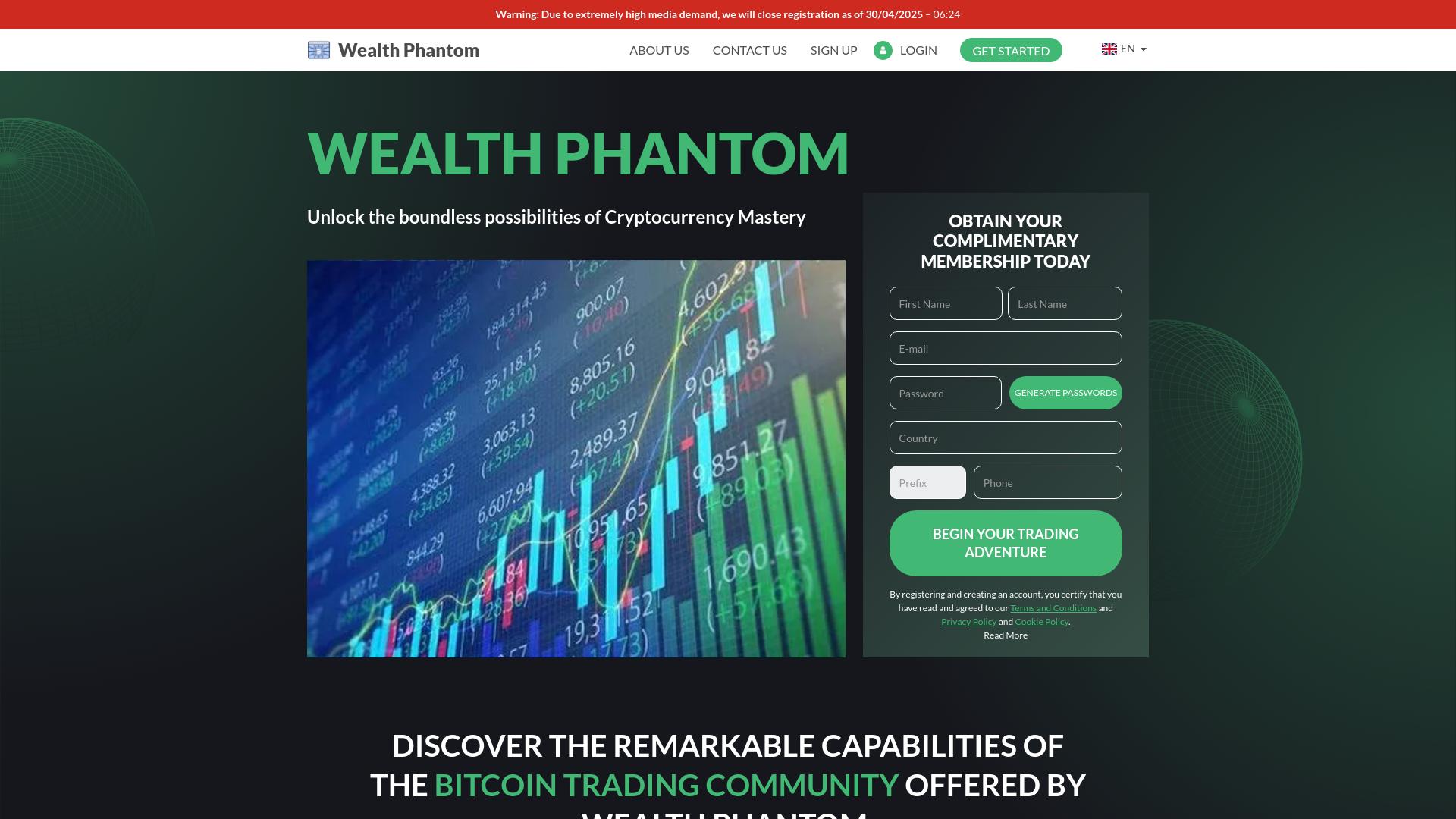 Screenshot wealth-phantom.com