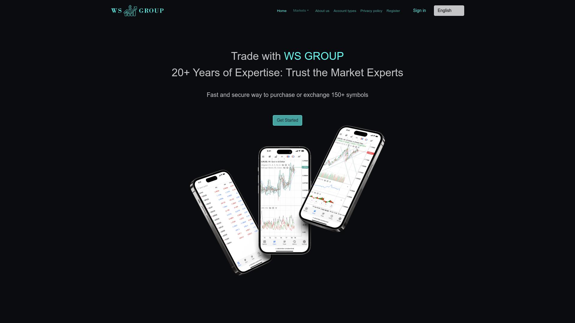 Screenshot ws-group.info