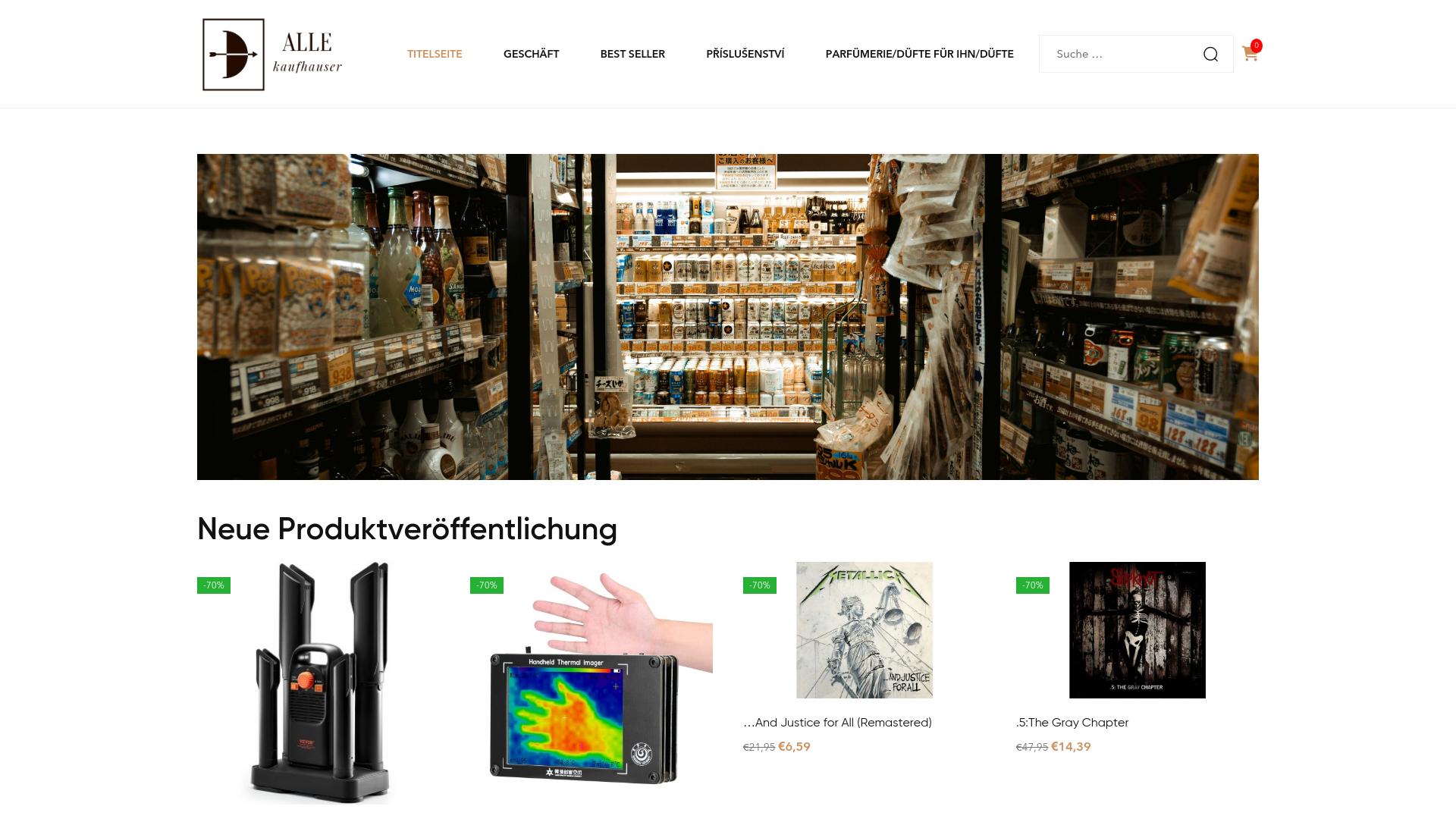 Screenshot allekaufhauser.com