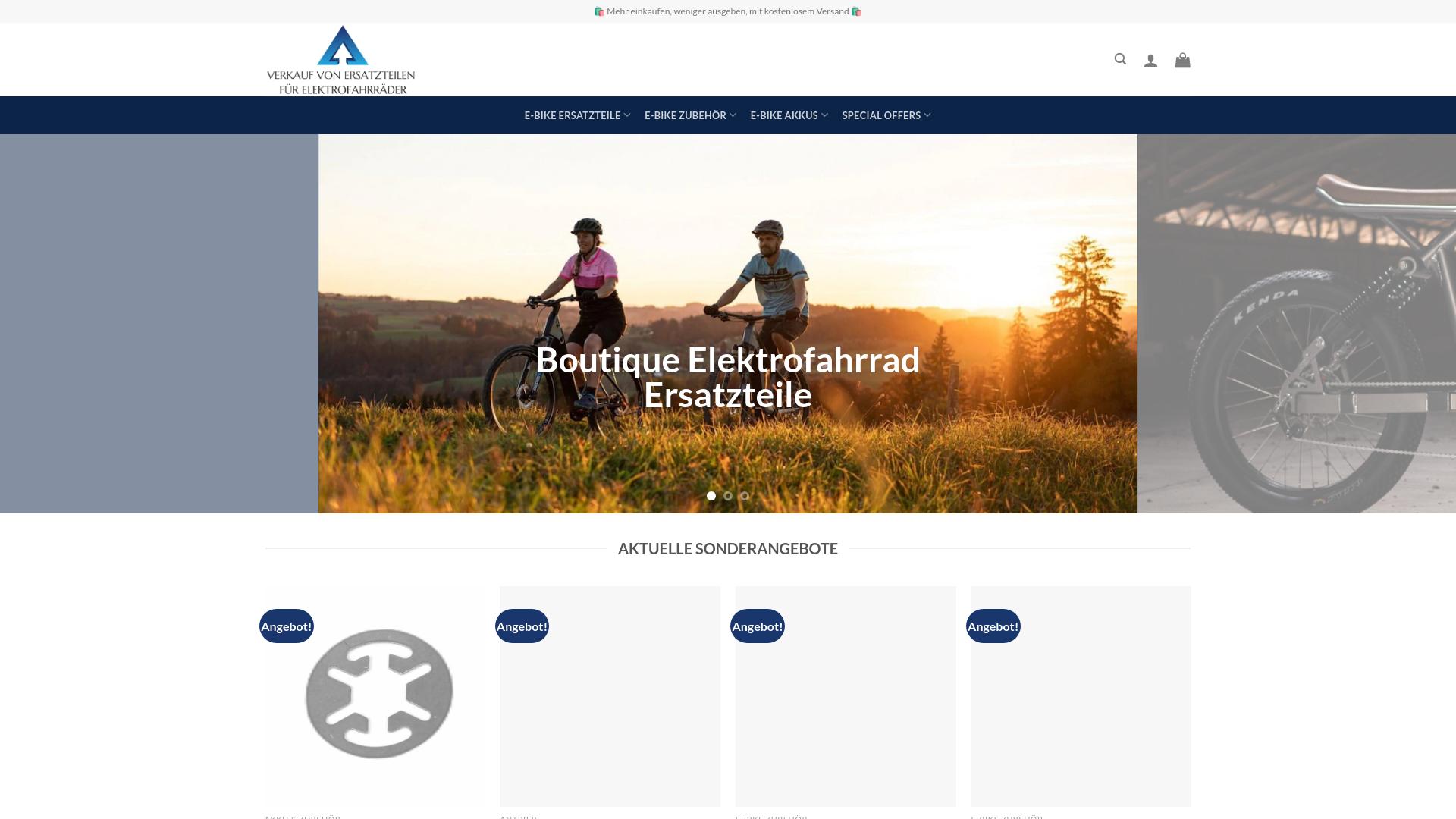 Screenshot bikeersatzteile.com